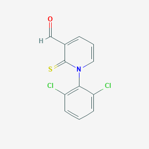 1-(2,6-Dichlorophenyl)-2-sulfanylidenepyridine-3-carbaldehyde