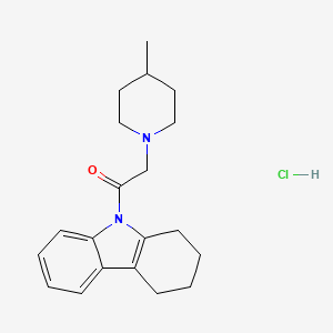 2-(4-Methylpiperidin-1-yl)-1-(1,2,3,4-tetrahydrocarbazol-9-yl)ethanone;hydrochloride