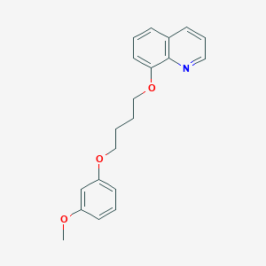 8-[4-(3-methoxyphenoxy)butoxy]quinoline