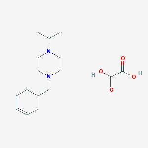 molecular formula C16H28N2O4 B5148829 1-(3-cyclohexen-1-ylmethyl)-4-isopropylpiperazine oxalate 