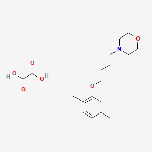 molecular formula C18H27NO6 B5148879 4-[4-(2,5-dimethylphenoxy)butyl]morpholine oxalate 