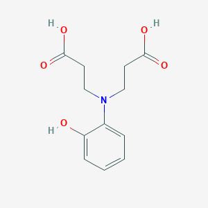 3-[(2-Carboxyethyl)-2-hydroxyanilino]propanoic acid