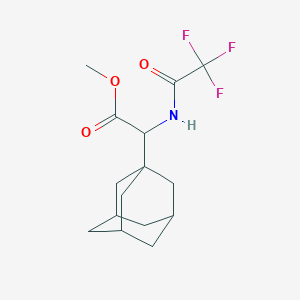 molecular formula C15H20F3NO3 B5148909 methyl 1-adamantyl[(trifluoroacetyl)amino]acetate 