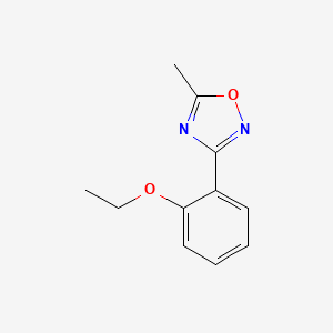 molecular formula C11H12N2O2 B5148942 3-(2-ethoxyphenyl)-5-methyl-1,2,4-oxadiazole 