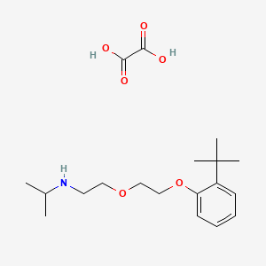 molecular formula C19H31NO6 B5148956 N-{2-[2-(2-tert-butylphenoxy)ethoxy]ethyl}-2-propanamine oxalate 