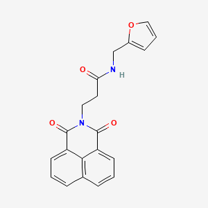 3-(1,3-dioxo-1H-benzo[de]isoquinolin-2(3H)-yl)-N-(2-furylmethyl)propanamide
