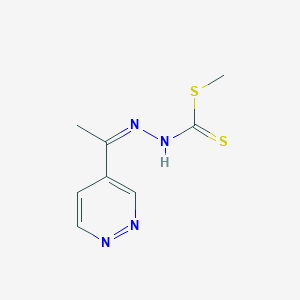 Methyl 2-[1-(4-pyridazinyl)ethylidene]hydrazinecarbodithioate