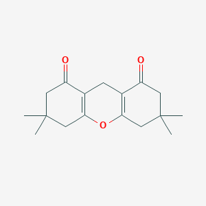 molecular formula C17H22O3 B514904 3,3,6,6-Tetramethyl-3,4,5,6,7,9-hexahydro-2H-xanthene-1,8-dione CAS No. 30038-60-9
