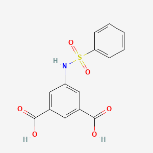 5-[(phenylsulfonyl)amino]isophthalic acid