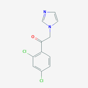 molecular formula C11H8Cl2N2O B051491 1-(2,4-dichlorophenyl)-2-(1H-imidazol-1-yl)ethanone CAS No. 46503-52-0