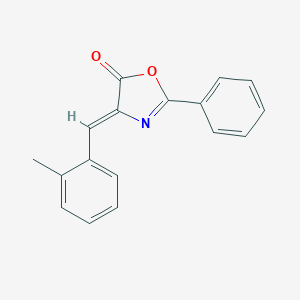 molecular formula C17H13NO2 B514913 (Z)-4-(2-Methylbenzylidene)-2-phenyloxazol-5(4H)-one CAS No. 53949-13-6
