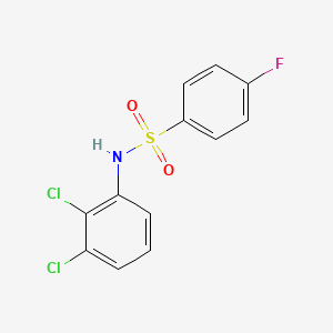 molecular formula C12H8Cl2FNO2S B5149135 N-(2,3-dichlorophenyl)-4-fluorobenzenesulfonamide 