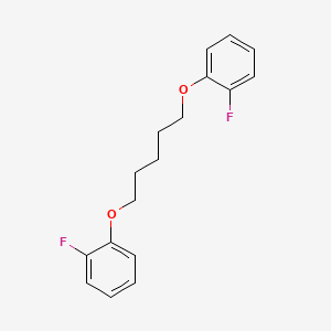 molecular formula C17H18F2O2 B5149161 1,1'-[1,5-pentanediylbis(oxy)]bis(2-fluorobenzene) 