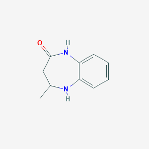 molecular formula C10H12N2O B514917 4-甲基-1,3,4,5-四氢-2H-1,5-苯并二氮杂环-2-酮 CAS No. 3967-01-9