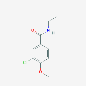 molecular formula C11H12ClNO2 B5149170 N-allyl-3-chloro-4-methoxybenzamide 