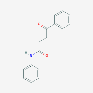 molecular formula C16H15NO2 B514920 4-oxo-N,4-diphenylbutanamide 
