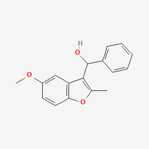 (5-methoxy-2-methyl-1-benzofuran-3-yl)(phenyl)methanol