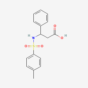 3-{[(4-methylphenyl)sulfonyl]amino}-3-phenylpropanoic acid