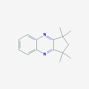 molecular formula C15H18N2 B514921 1,1,3,3-tetramethyl-2,3-dihydro-1H-cyclopenta[b]quinoxaline 