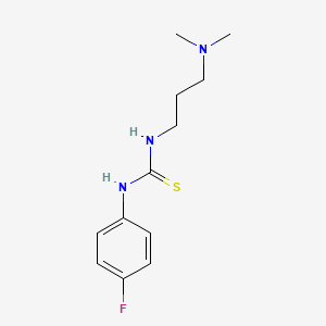 N-[3-(dimethylamino)propyl]-N'-(4-fluorophenyl)thiourea