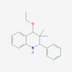 molecular formula C19H23NO B5149227 4-ethoxy-3,3-dimethyl-2-phenyl-1,2,3,4-tetrahydroquinoline 