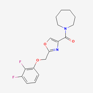 1-({2-[(2,3-difluorophenoxy)methyl]-1,3-oxazol-4-yl}carbonyl)azepane