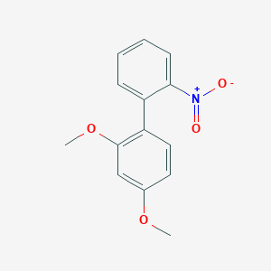 molecular formula C14H13NO4 B514925 2-Nitro-2',4'-dimethoxy-1,1'-biphenyl 