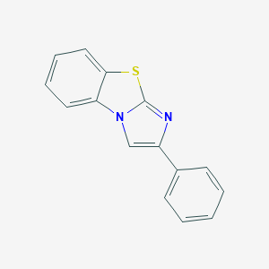 molecular formula C15H10N2S B514927 2-Phenylimidazo[2,1-b][1,3]benzothiazole CAS No. 17833-07-7