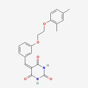 5-{3-[2-(2,4-dimethylphenoxy)ethoxy]benzylidene}-2,4,6(1H,3H,5H)-pyrimidinetrione