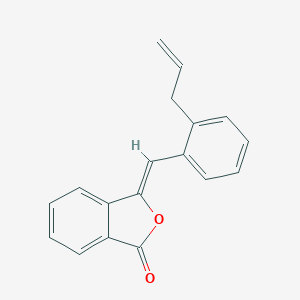 molecular formula C18H14O2 B514935 3-(2-allylbenzylidene)-2-benzofuran-1(3H)-one 