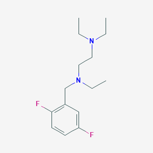 molecular formula C15H24F2N2 B5149360 N-(2,5-difluorobenzyl)-N,N',N'-triethyl-1,2-ethanediamine 