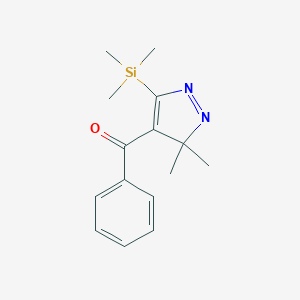 [3,3-dimethyl-5-(trimethylsilyl)-3H-pyrazol-4-yl](phenyl)methanone