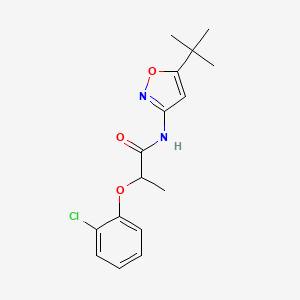 N-(5-tert-butyl-3-isoxazolyl)-2-(2-chlorophenoxy)propanamide