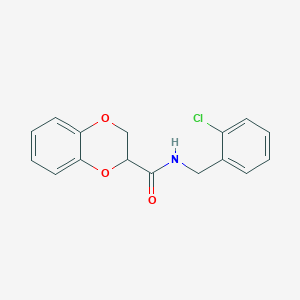 N-(2-chlorobenzyl)-2,3-dihydro-1,4-benzodioxine-2-carboxamide