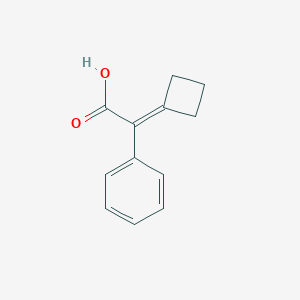 molecular formula C12H12O2 B514942 Cyclobutylidene(phenyl)acetic acid 
