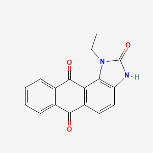 molecular formula C17H12N2O3 B5149479 1-ethyl-1H-anthra[1,2-d]imidazole-2,6,11(3H)-trione 