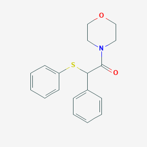 molecular formula C18H19NO2S B5149485 4-[phenyl(phenylthio)acetyl]morpholine 