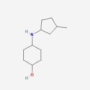 molecular formula C12H23NO B5149495 4-[(3-methylcyclopentyl)amino]cyclohexanol 