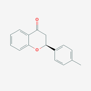 molecular formula C16H14O2 B514950 2-(4-methylphenyl)-2,3-dihydro-4H-chromen-4-one 