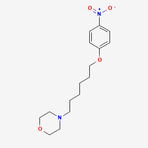 molecular formula C16H24N2O4 B5149507 4-[6-(4-nitrophenoxy)hexyl]morpholine 