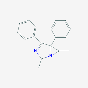 molecular formula C18H18N2 B514951 2,6-Dimethyl-4,5-diphenyl-1,3-diazabicyclo[3.1.0]hex-3-ene 