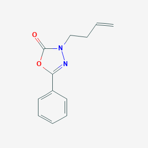 molecular formula C12H12N2O2 B514956 3-But-3-enyl-5-phenyl-1,3,4-oxadiazol-2-one 