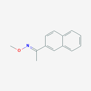 molecular formula C13H13NO B514960 1-(2-naphthyl)ethanone O-methyloxime 