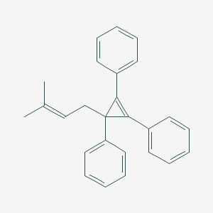 [1-(3-Methyl-2-butenyl)-2,3-diphenyl-2-cyclopropen-1-yl]benzene
