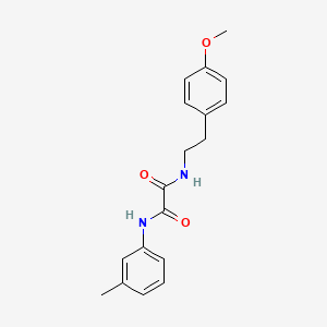 N-[2-(4-methoxyphenyl)ethyl]-N'-(3-methylphenyl)ethanediamide