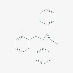 1-Methyl-2-[(2-methyl-1,3-diphenyl-2-cyclopropen-1-yl)methyl]benzene