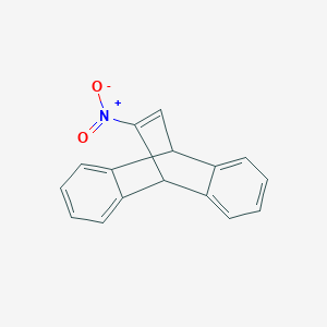molecular formula C16H11NO2 B514969 Hydroxy(tetracyclo[6.6.2.0~2,7~.0~9,14~]hexadeca-2,4,6,9,11,13,15-heptaen-15-yl)azane oxide 