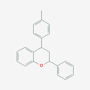 molecular formula C22H20O B514972 4-(4-Methylphenyl)-2-phenylchromane 