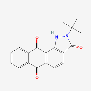2-tert-butyl-1H-naphtho[2,3-g]indazole-3,6,11(2H)-trione