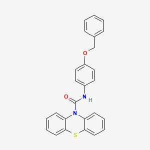 N-[4-(benzyloxy)phenyl]-10H-phenothiazine-10-carboxamide